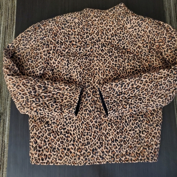 Something Navy Reversible Quilted Jacket SZ XS - Picture 4 of 5